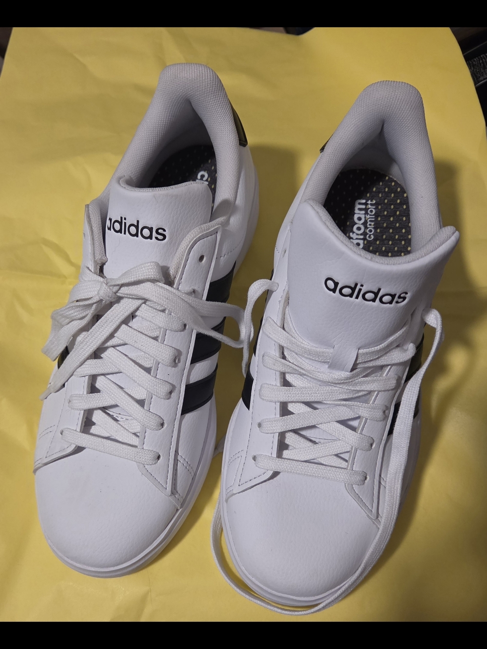 adidas Women's White & Black Casual Sneaker - Comfortable Everyday Shoe